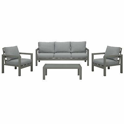 Charcoal Outdoor Aluminium Sofa