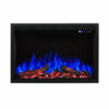 New 30 Inch Electric Fireplace Heater Insert Realistic Flame Effect Wood Log - Image 7