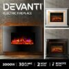 Devanti 2000W Electric Fireplace Mantel