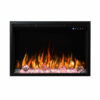 New 30 Inch Electric Fireplace Heater Insert Realistic Flame Effect Wood Log - Image 8