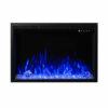 New 30 Inch Electric Fireplace Heater Insert Realistic Flame Effect Wood Log - Image 9