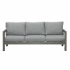 Charcoal Outdoor Aluminium Sofa Lounge Setting Furniture Set Chairs Table - Image 3