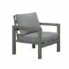 Charcoal Outdoor Aluminium Sofa Lounge Setting Furniture Set Chairs Table - Image 4