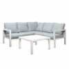 White Outdoor Aluminium Sofa Lounge