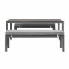 3pc Charcoal Garden Lounge