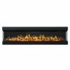 Electric Fireplace Heater Recessed Wall Mounted