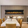 New 72 Inch Electric Fireplace Heater Recessed Wall Mounted 3 Sided Glass Heater - Image 7
