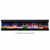 New 72 Inch Electric Fireplace Heater Recessed Wall Mounted 3 Sided Glass Heater - Image 10