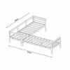 New Charcoal Outdoor Aluminium Sofa Lounge Setting Furniture Set Arms Chairs Tab - Image 11