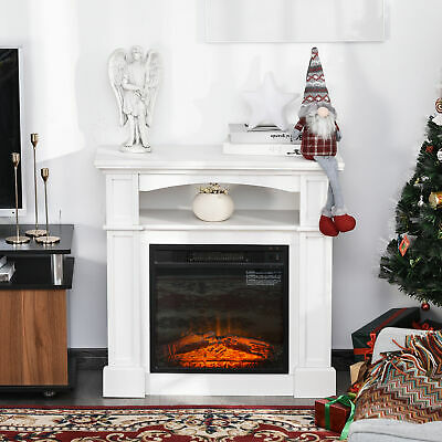 Electric Fireplaces With Mantel