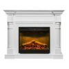 Dimplex Winston Electric LED Fireplace Firebox 2kW Heater White