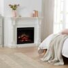 Dimplex Winston Electric LED Fireplace Firebox 2kW Heater White - Image 3