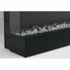 New 43 Inch Electric Fireplace Heater Wall Recessed Mounted 3 Sided Glass Logs - Image 8
