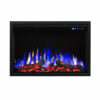 New 30 Inch Electric Fireplace Heater Insert Realistic Flame Effect Wood Log - Image 2