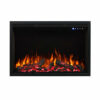 New 30 Inch Electric Fireplace Heater Insert Realistic Flame Effect Wood Log - Image 3