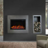 New 30 Inch Electric Fireplace Heater Insert Realistic Flame Effect Wood Log - Image 4