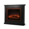 2000W Electric Fireplace Heater Realistic Flame Effect w Thermostat Timer Remote - Image 3