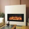 127 cm Flame Effect 1800W Electric Fireplace Heater 9 Flame Effects and Remote - Image 3