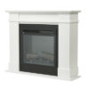 Dimplex Electric Fireplace Heater 110 cm 1.5KW Medium LED Rail Suite White - Image 2