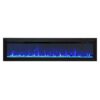 72 Inch 1500W Wall Electric Fireplace Built-in Wall Recessed Flame Effect - Image 8
