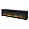 72 Inch 1500W Wall Electric Fireplace Built-in Wall Recessed Flame Effect - Image 9
