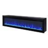 72 Inch 1500W Wall Electric Fireplace Built-in Wall Recessed Flame Effect - Image 10