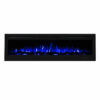 1500W 72inch Recessed Wall Mounted Electric Fireplace Flame Effect - Image 2
