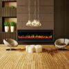 1500W 72inch Recessed Wall Mounted Electric Fireplace Flame Effect - Image 7