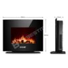 MAXKON Electric Fireplace Wall Mounted w/LED Log Flames 2 Heat Settings - Image 11