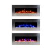 1500W 50" Recessed Wall Mounted Electric Fireplace Flame Effect - Image 5