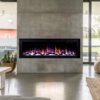 New 1500W 60 Inch Built-in Wall Recessed Electric Fireplace Heater - Image 2