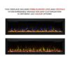 1500W 60 Inch Built-in Wall Recessed Electric Fireplace