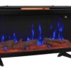 42" Classic Flame Electric Fireplace Wall Mount Free Stand - Image 3