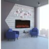 42" Classic Flame Electric Fireplace Wall Mount Free Stand - Image 6