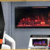 42" Classic Flame Electric Fireplace Wall Mount Free Stand - Image 7