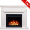 George 2000W Electric Fireplace Mantel With 30" Moonlight Insert - Image 9