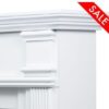 George 2000W Electric Fireplace Mantel With 30" Moonlight Insert - Image 3
