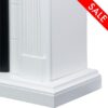George 2000W Electric Fireplace Mantel With 30" Moonlight Insert - Image 2