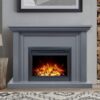 Kingsley 2000W Electric Fireplace Light Grey 30" Moonlight Insert - Image 2