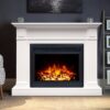 Berwick 2000W Electric Fireplace Mantel Suite & 30" Moonlight Insert - Image 3