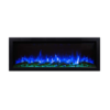 Capriccio 1500W 50 inch Recessed / Wall Mounted Electric Fireplace - Smartphone Control - Image 9