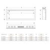 Capriccio 1500W 60 inch Recessed / Wall Mounted Electric Fireplace - Smartphone Control - Image 7