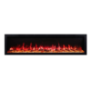 Capriccio 1500W 72 inch Recessed Electric Fireplace