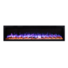 Capriccio 1500W 72 inch Recessed / Wall Mounted Electric Fireplace - Smartphone Control - Image 8