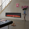 Capriccio 1500W 72 inch Recessed / Wall Mounted Electric Fireplace - Smartphone Control - Image 6