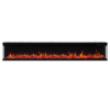 Fenton 1600W 3 Sided 100 Inch Recessed / Wall Mounted Electric Fireplace - Image 7
