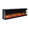 Fenton 1600W 3 Sided 60 Inch Recessed / Wall Mounted Electric Fireplace - Image 3