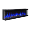 Fenton 1600W 3 Sided 60 Inch Recessed / Wall Mounted Electric Fireplace - Image 2