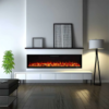 Lumina 1500W 72 inch Recessed / Wall Mounted Electric Fireplace - Image 2
