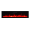 100% Deal! Lumina 1500W 72 inch Recessed Electric Fireplace
